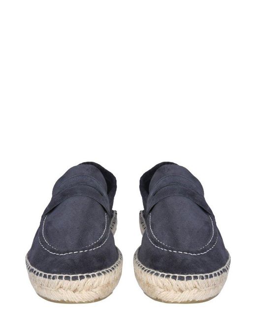 Manebí Suede Leather Hamptons Espadrilles in Blue for Men Mens Slip-on shoes Manebí Slip-on shoes 