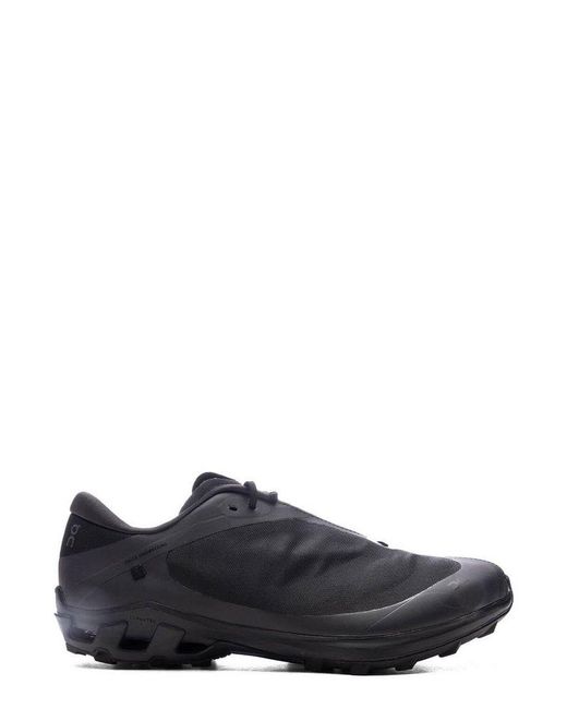 On Shoes Black Cloudventure Peak Lace-Up Sneakers for men
