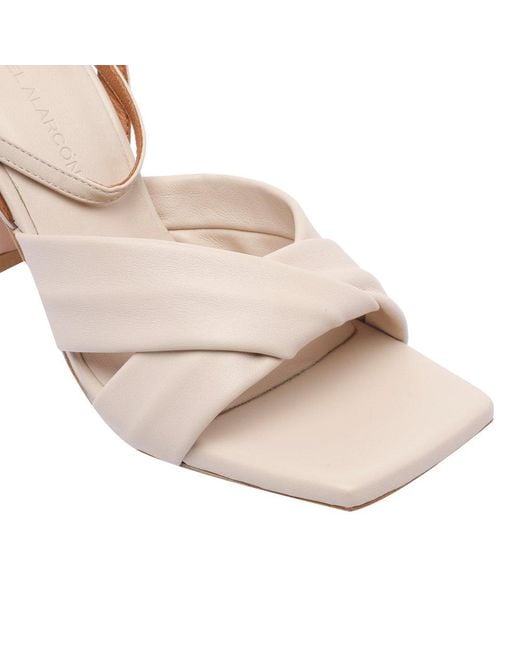 Angel Alarcon Pink Strappy Sandals