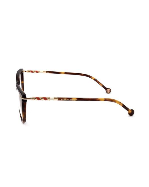 Carolina Herrera Black Square Frame Optical Glasses