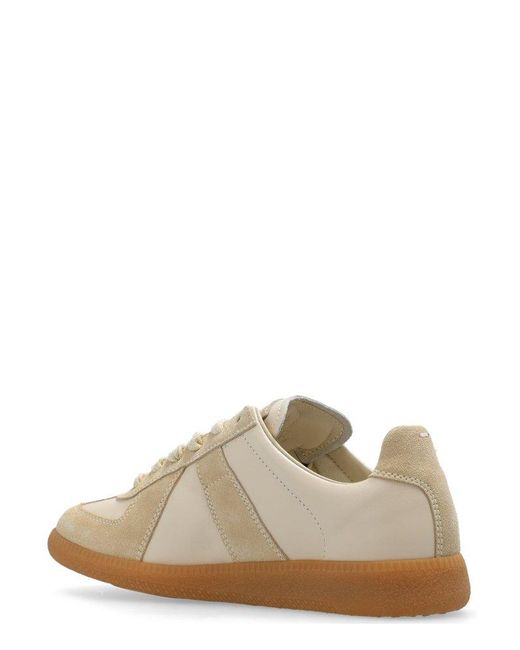 Maison Margiela Brown Replica Lace-up Sneakers