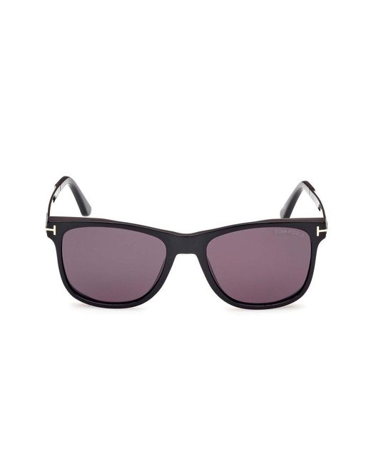 Tom Ford Purple Sinatra Square Frame Sunglasses