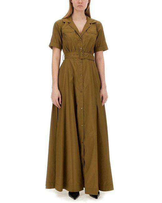 Staud Green Millie Dress
