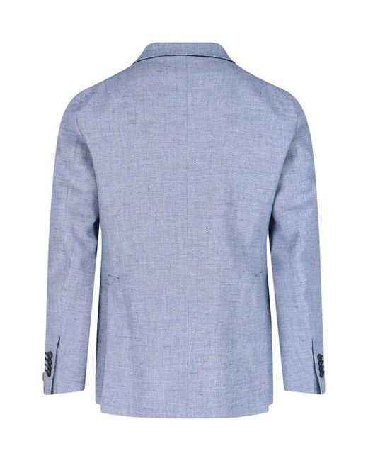 Tagliatore Blue Classic Tailored Jacket for men