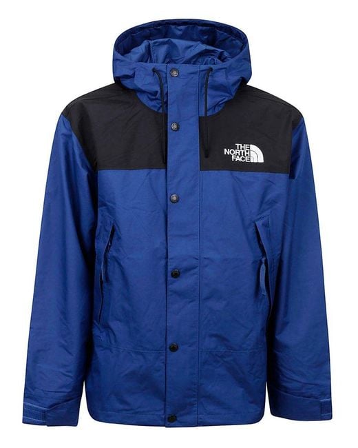 The North Face Blue Reign On Hooded Rain Jacket for men