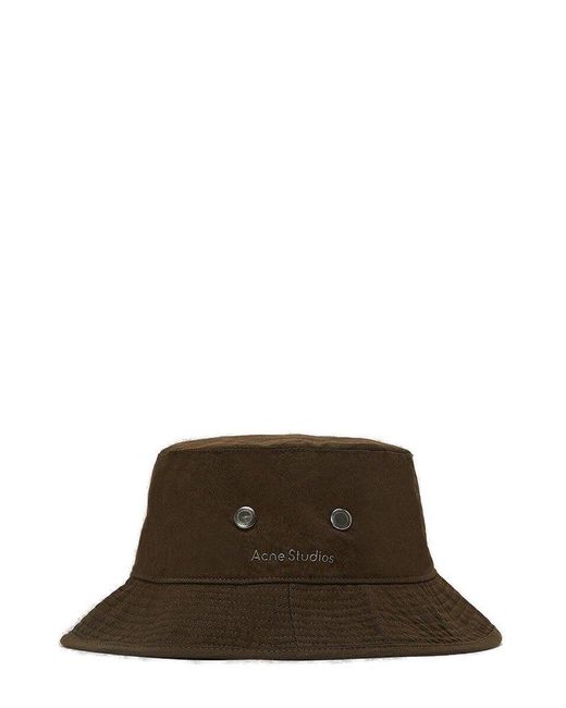 Logo Plaque Bucket Hat 
