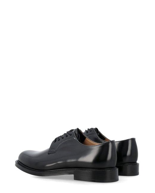 Church's Black Shannon Almond-toe Lace-up Shoes for men