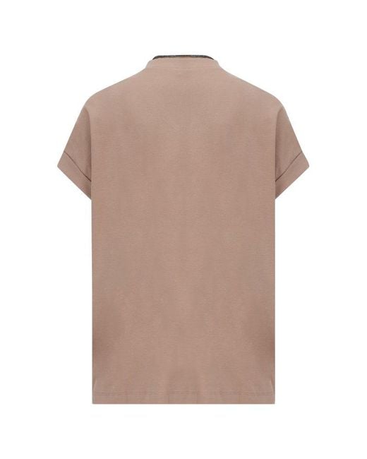 Brunello Cucinelli Brown T-shirt And Polo