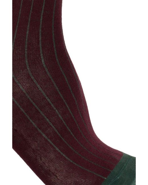 Etro Brown Cotton Socks, for men
