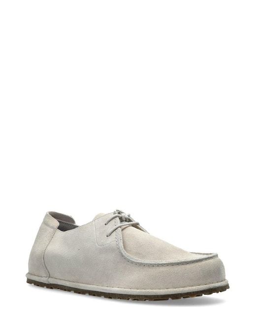 Birkenstock White Utti Lace-Up Loafers for men