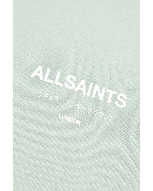 AllSaints Green Sweatshirt "Underground" for men