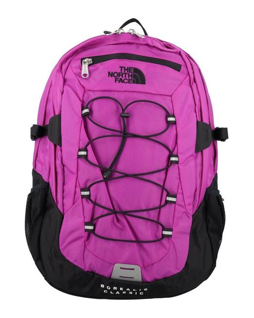 The North Face Pink Borealis Classic Backpack for men