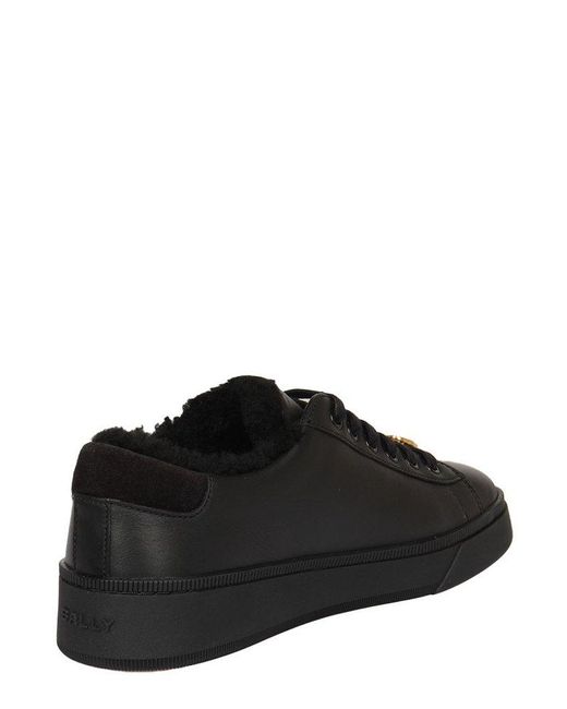 Bally Black Lace-up Low-top Sneakers for men