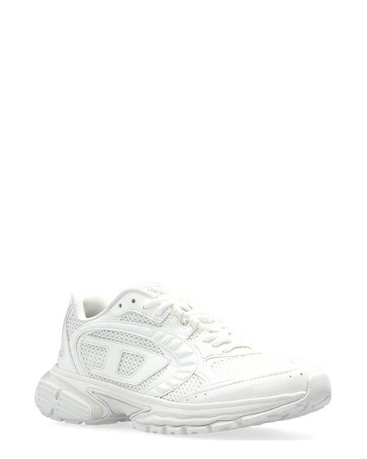 DIESEL White S-Pro-V-Dense Lace-Up Sneakers