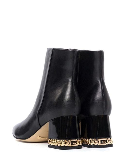 Guess Black Zip-up Ankle Boots
