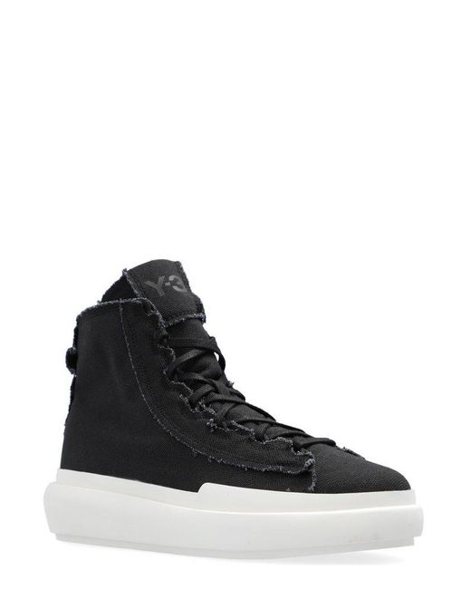 Y-3 Black 'nizza Hi' High-top Sneakers, for men