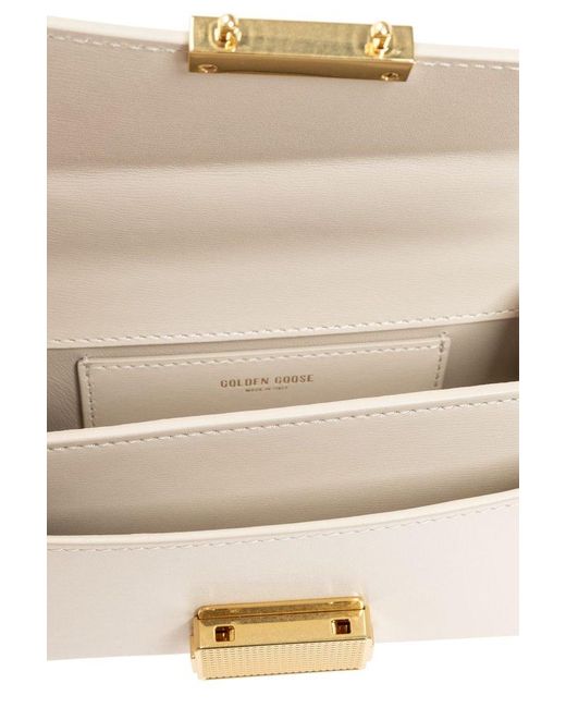 Golden Goose Deluxe Brand White Venezia Small Tote Bag