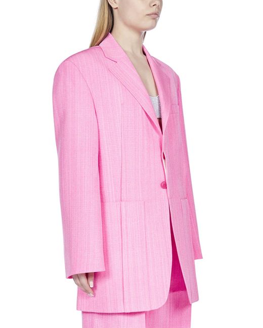 Jacquemus Pink Oversized Blazer