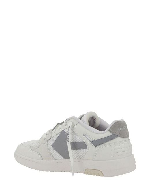Off-White c/o Virgil Abloh Gray Out Of Office Sneakers for men