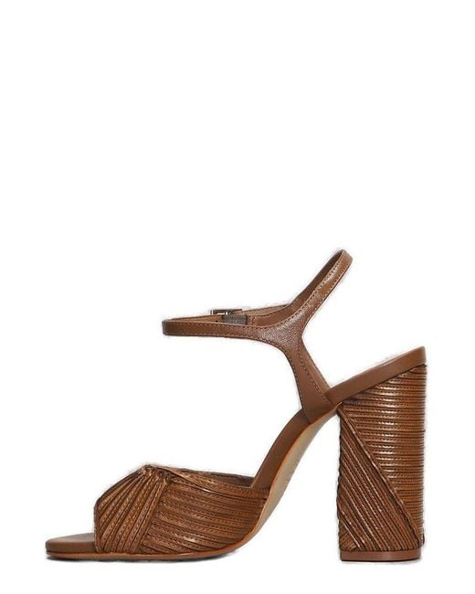 SCHUTZ SHOES Brown Lupita Slingback Sandals