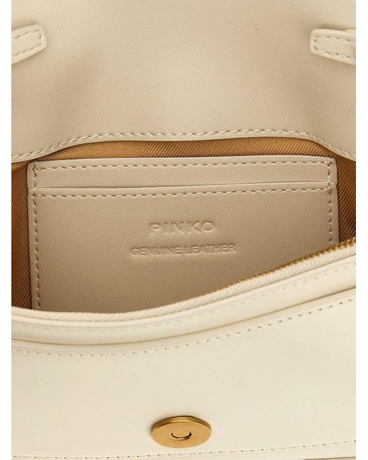 Pinko Natural 'Love One Pocket' Crossbody Bag