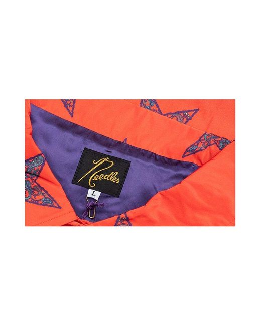 Needles Red Star Printed Coach Jacket for men