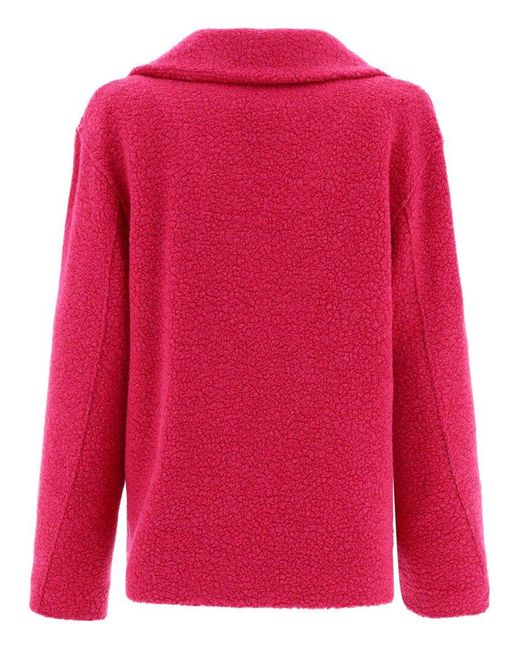 Harris Wharf London Pink Boucle Jacket