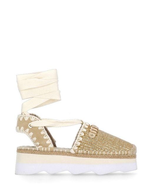 Mou Natural Espa Sandals