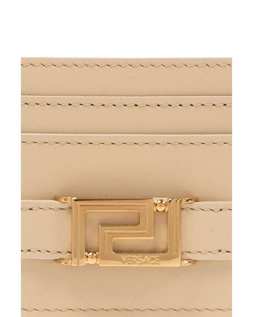 Versace Natural Leather Card Holder