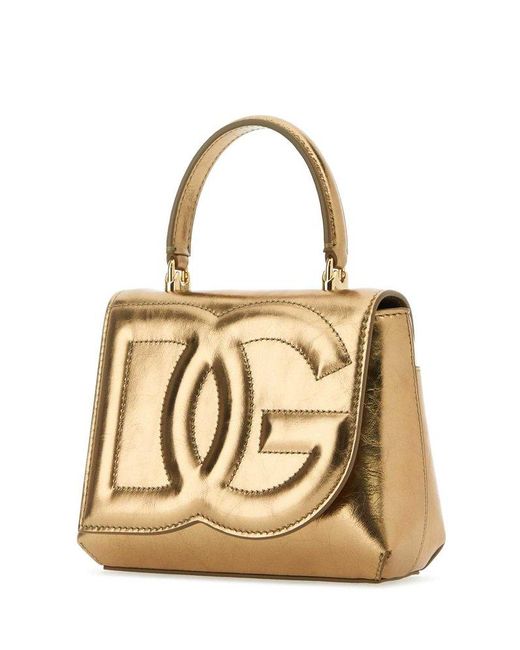 Dolce & Gabbana Metallic Handbags.