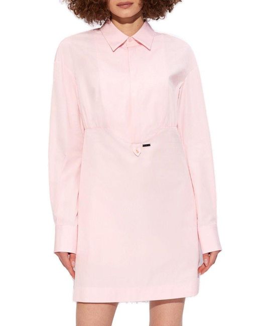 DSquared² Pink Shirt Dress