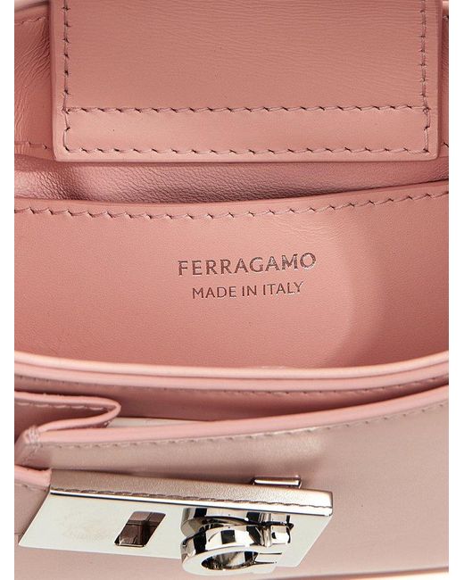 Ferragamo Pink Archive Mini Handbag