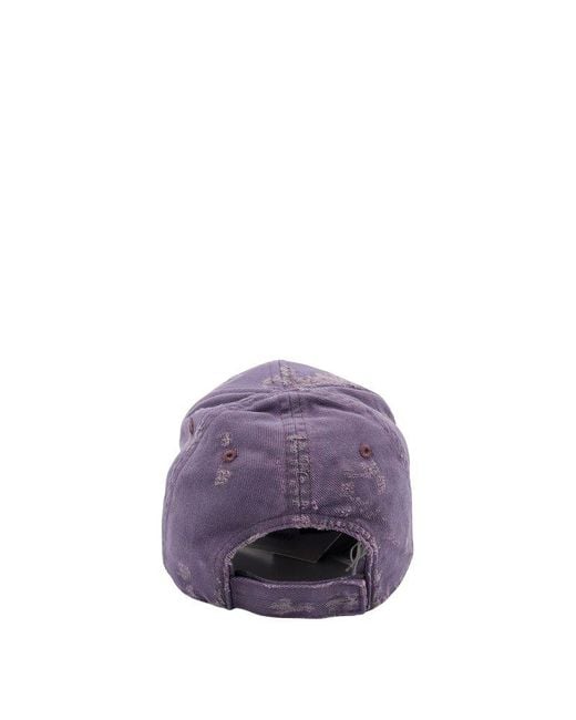 Balenciaga Purple Hat for men