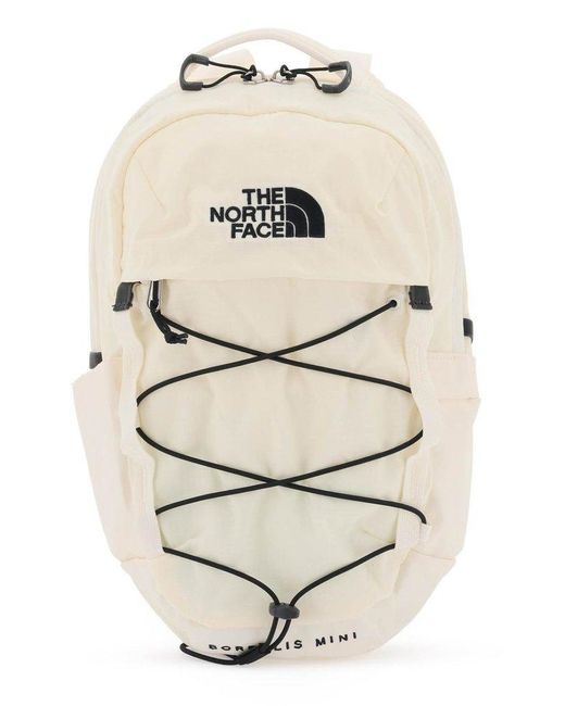 The North Face Gray Borealis Logo Embroidered Mini Backpack