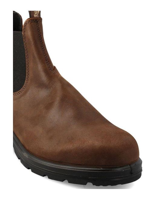 Blundstone Brown Round-toe Ankle Boots for men