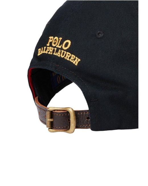 Polo Ralph Lauren Blue Polo Bear Embroidered Baseball Cap for men