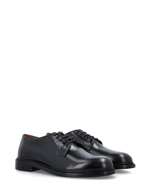 Sebago Black Milton Gyw Derby Shoes for men