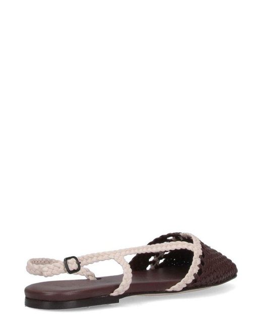 【HEREU】RONDAIA Woven Asymmetrical Sandal RONDAIA - Woven Asymmetrical Sandal – Hereu Studio