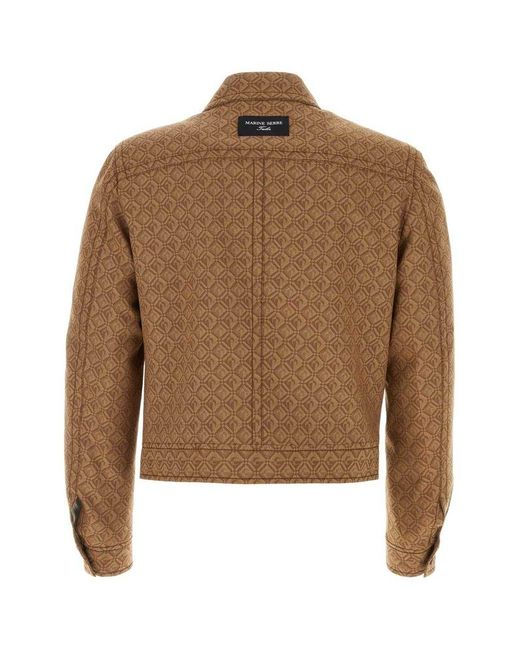 MARINE SERRE Brown Giacca for men