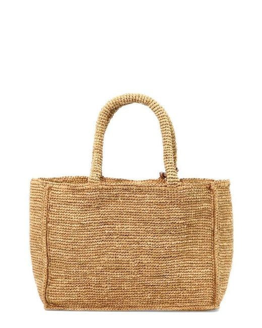 Manebí Metallic Palm Tag Mini Summer Bag