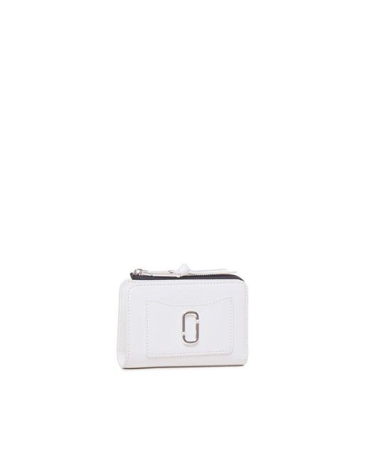 Marc Jacobs White Open-fold Wallet