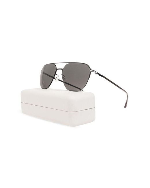 Mykita Gray Amos Square Frame Sunglasses