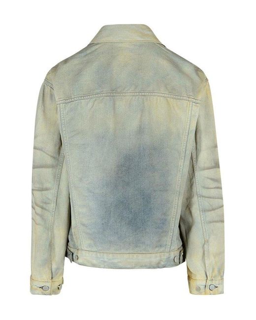 Acne Blue Oversized Fit Denim Jacket