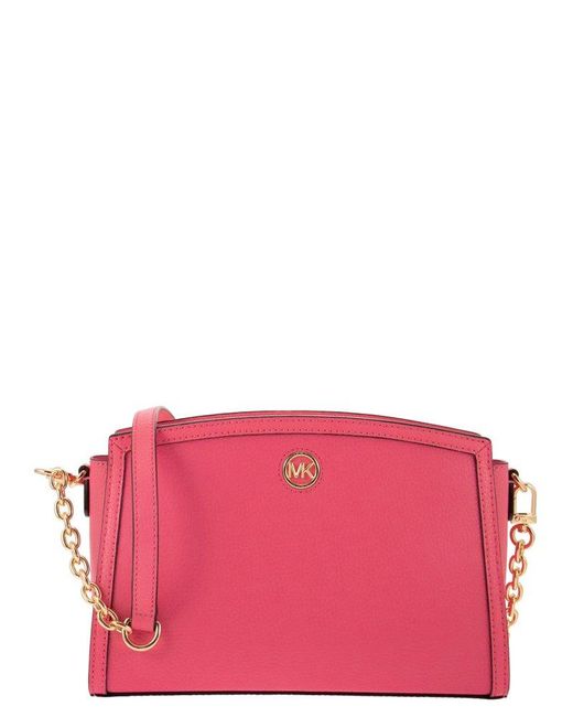 Michael Kors Pink Chantal - Shoulder Bag With Logo
