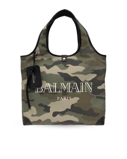 Balmain Black ‘B-Army’ Shopper Bag for men