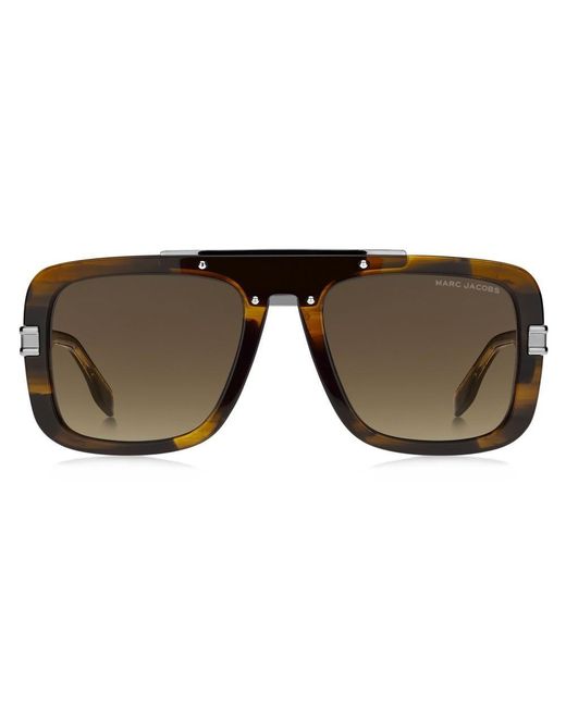 Marc Jacobs Black Aviator Sunglasses for men