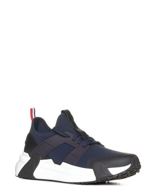 Moncler Blue Lunarove Lace-up Sneakers for men