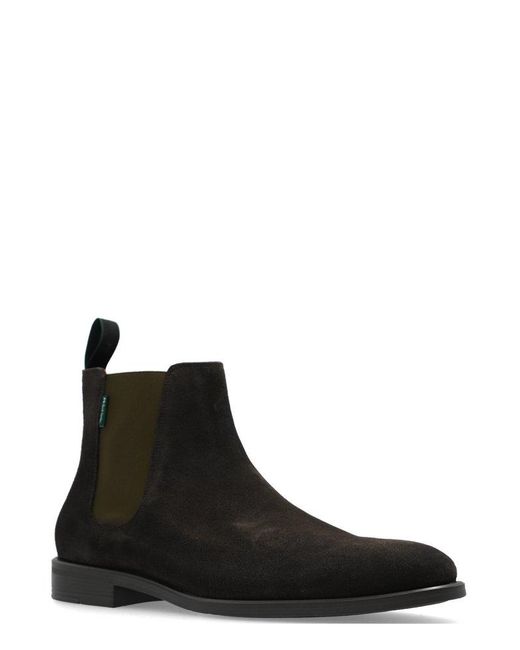 PS by Paul Smith Black Cedric Chelsea Boots for men