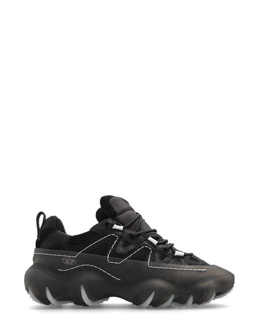 DIESEL Black ‘Prototype S‘ Sneakers for men