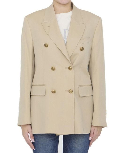Golden Goose Deluxe Brand Natural Double-breasted Jacket